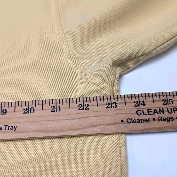 Disney X Greg Norman PLAY Polo Golf Shirt Mickey Mouse Mens Size XL Yellow READ - Picture 15 of 16